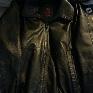 William Barry Black Leather Jacket